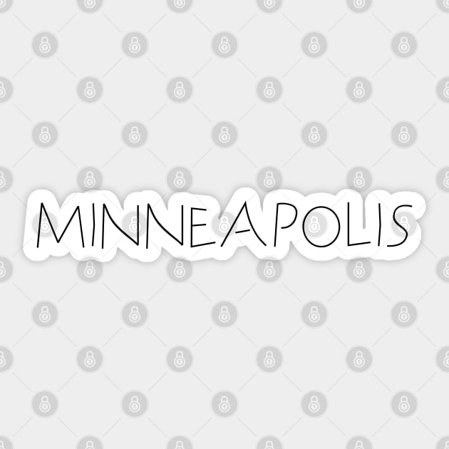 Minneapolis Sticker by sarahnash